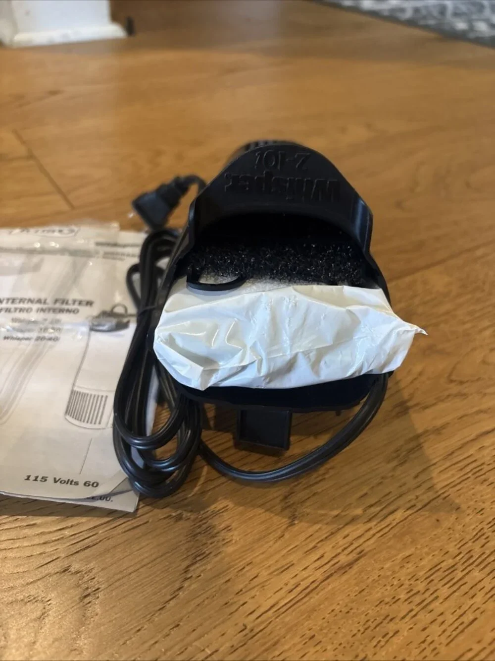 TETRA Whisper 2-10i Internal Power Filter for a 10 Gallon Aquarium New No Box